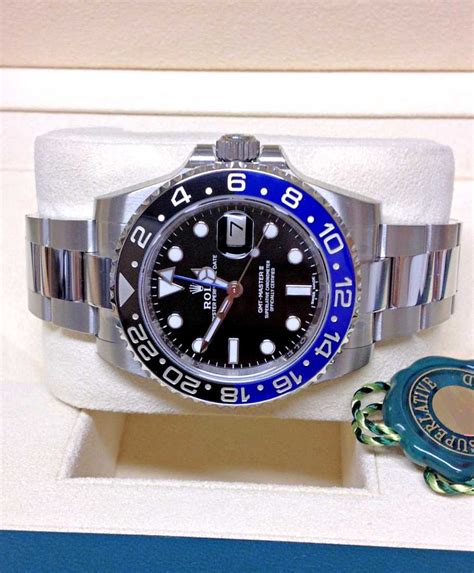 rolex zwart blauw